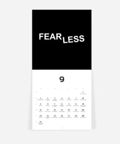 Laimīgais Kalendārs sienas Kalendārs fearless 2021