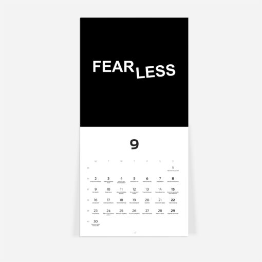 Laimīgais Kalendārs sienas Kalendārs fearless 2021
